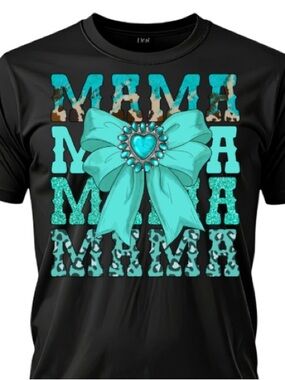 Western MAMA Black Graphic Tee